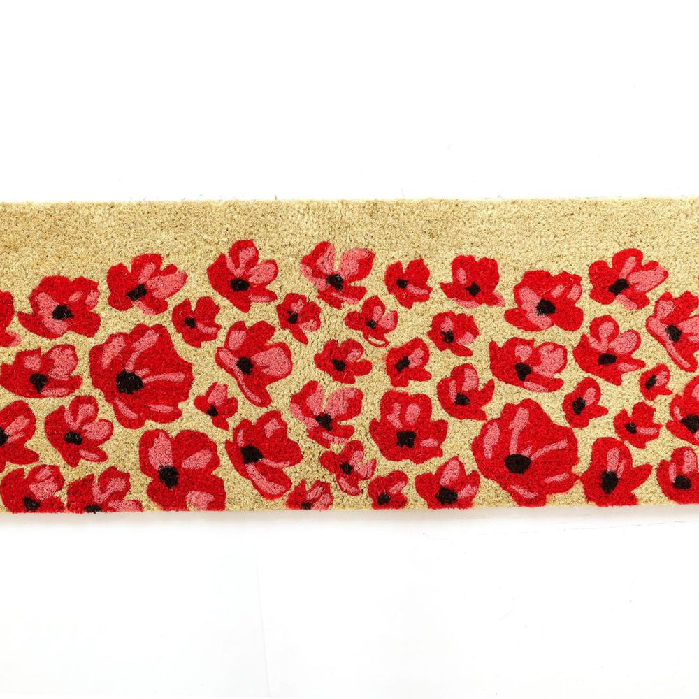 
                      
                        OnlyMat Flower printed Natural Coir Entrance Door mat for Double Door or Wide Door - 40cm x 120cm
                      
                    