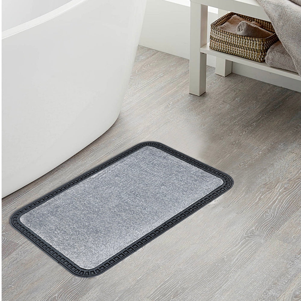 OnlyMat Soft Doormat Plain Grey (40x60cmx8mm)
