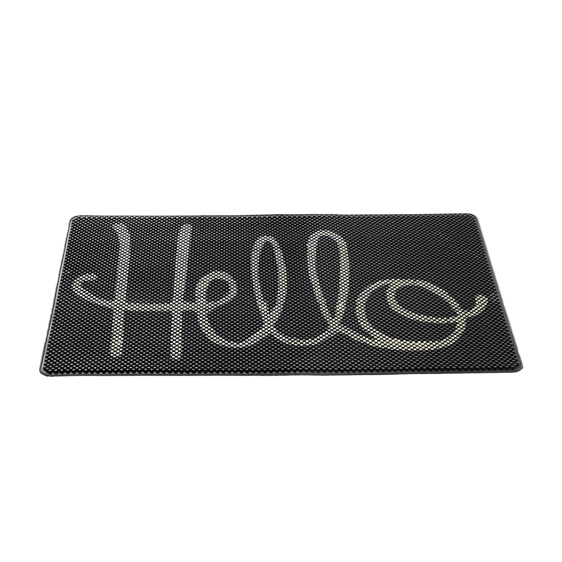 
                      
                        OnlyMat Hello Rubber Pin Floor Mat - 45cm x 75cm - Indoor / Outdoor, Waterproof
                      
                    