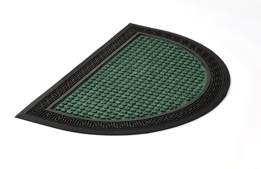 
                      
                        Green Half Round Waterproof Mat with Anti-slip Backing
                      
                    