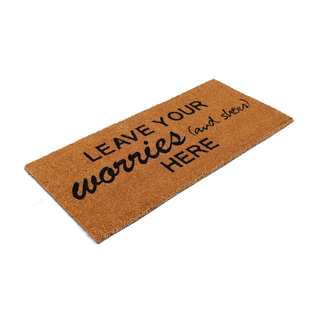 
                      
                        OnlyMat Leave Your Worries & Shoes Here Coir Doormat
                      
                    