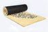 लंबा काला रंग ट्री प्रिंटेड कॉयर फ़्लोर मैट (बेज रंग)