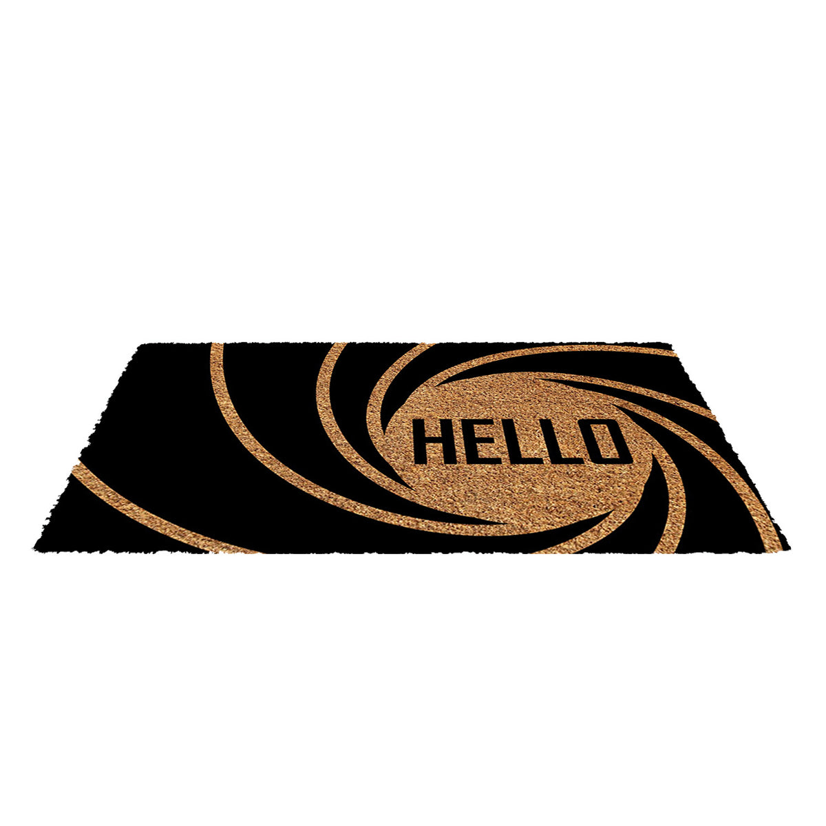 Hello Printed 007 Bond Natural Coir Doormat – Stylish and Durable Entryway Décor