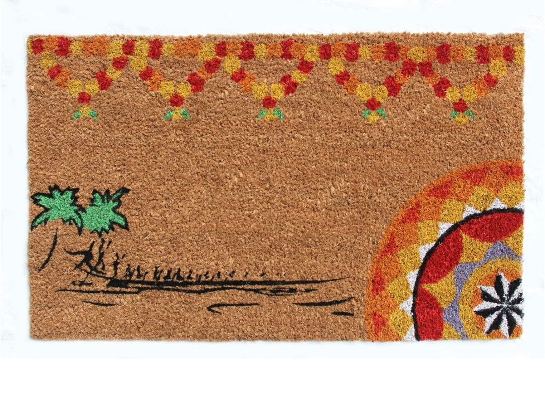 
                      
                        OnlyMat Onam Celebration Printed Coir Doormat with Anti-Slip Backing
                      
                    