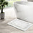 OnlyMat Cotton Quickdry Bath Mat White Colour (40x60cmx8mm)