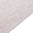 बेडसाइड लिविंग रूम की सजावट के लिए गुलाबी और सफेद जूट रनर रग पर्यावरण-अनुकूल हाथ से बुना हुआ कालीन
