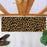 तेंदुआ डिज़ाइन मुद्रित प्राकृतिक कॉयर आयताकार डोरमैट - 40 सेमी x 120 सेमी 