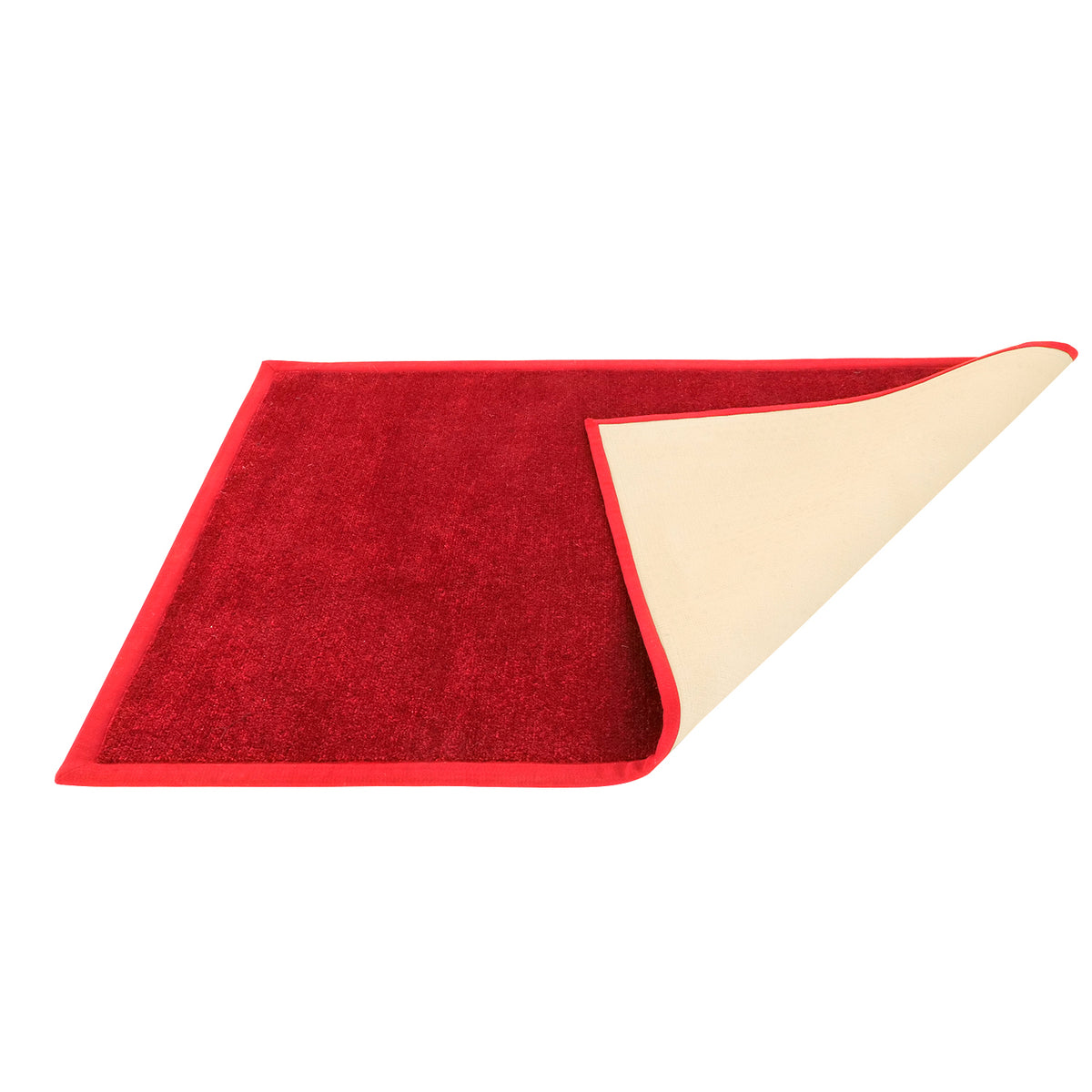 Luxury Red Polypropylene Carpet with Anti-Slip Backing