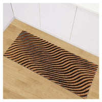 Wave Pattern Natural Coir Doormat (120cm x 40 cm)