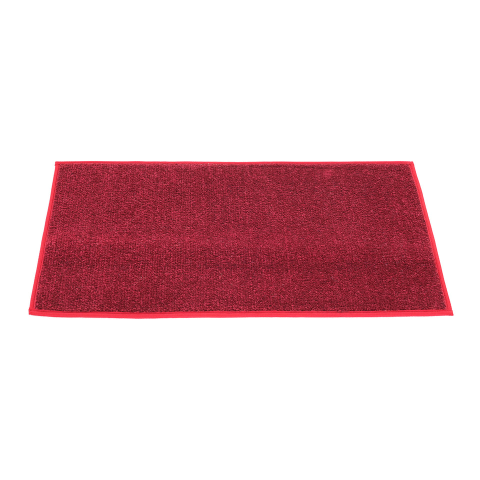 OnlyMat Soft Quickdry Plain Red Mat (45cm x 75cm x 8mm)