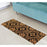 OnlyMat Large Mosaic Pattern Natural Coir Doormat (120 x 40)