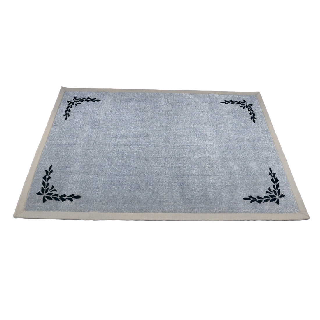 
                      
                        OnlyMat Grey Persian Flocked Design Polypropylene Carpet 120x180cm
                      
                    