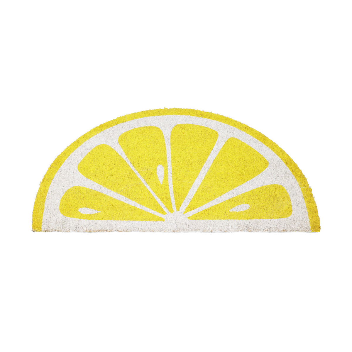 OnlyMat Lemon Shape Floor Natrual Coir Anti-Slip Floor Mat