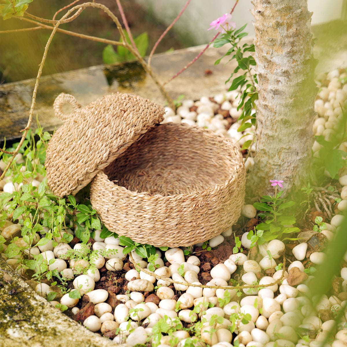 Small Eco-Friendly Storage Basket - 30cm Round