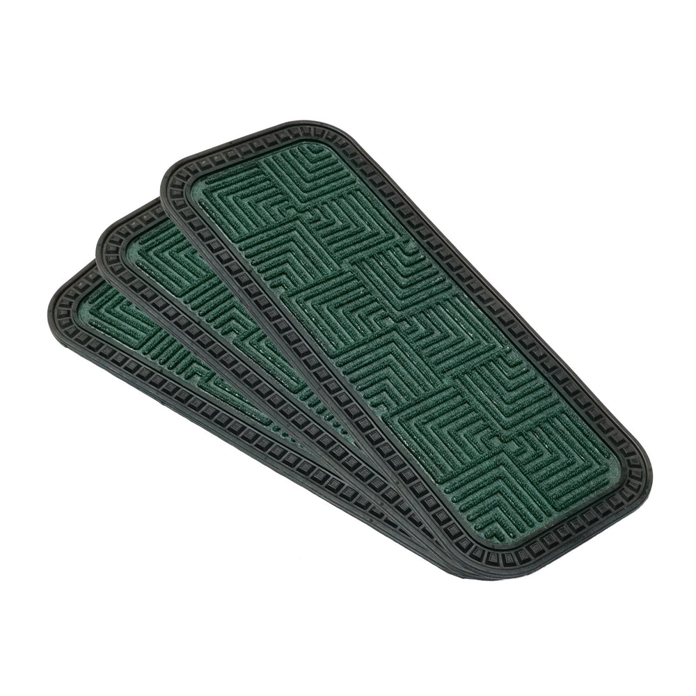 
                      
                        OnlyMat Stylish GREEN 25cm x 60cm Anti-Slip Step and Stair Mats with Anti-Slip Backing
                      
                    