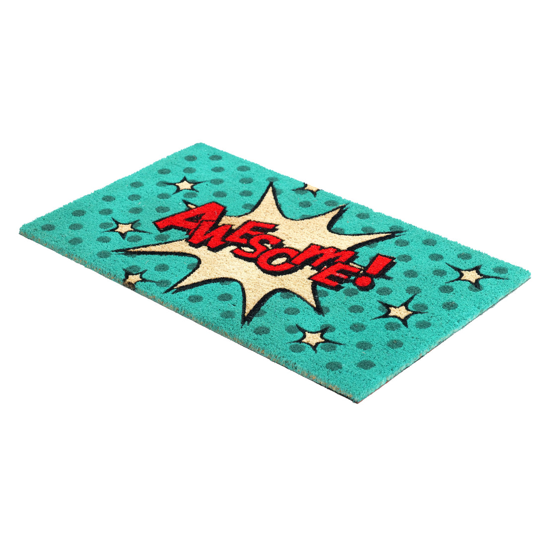 
                      
                        OnlyMat Comic Book Style Pop Art Coir Doormat with Anti-Slip Backing
                      
                    