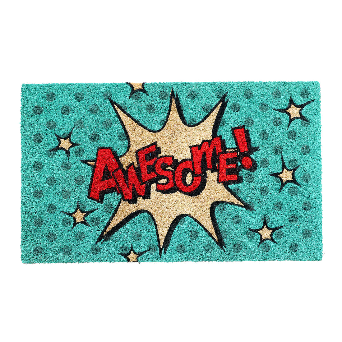 
                      
                        OnlyMat Comic Book Style Pop Art Coir Doormat with Anti-Slip Backing
                      
                    