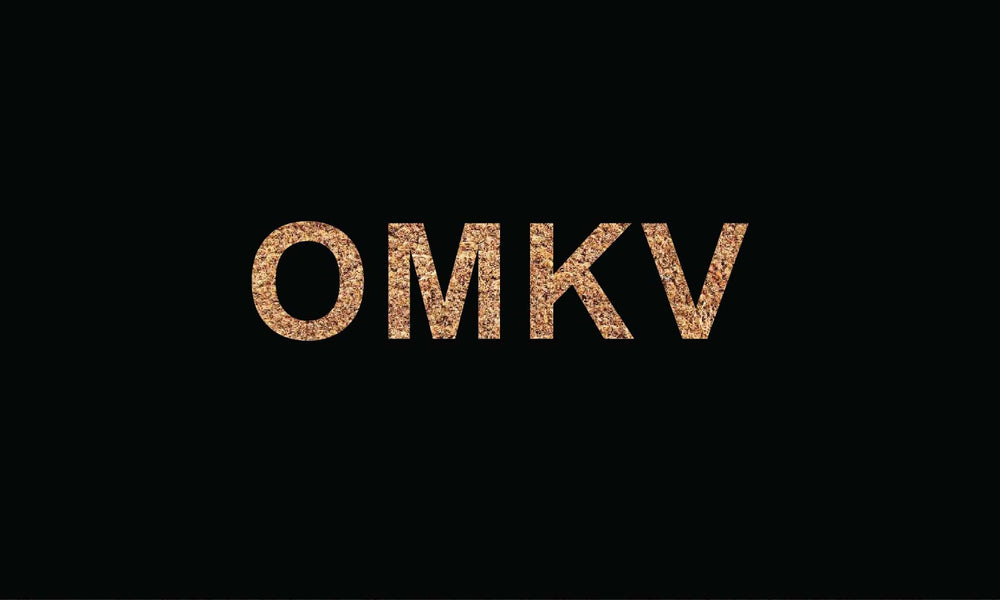Funny OMKV - Malayalam Kerala - Printed Natural Coir Black Door Mat