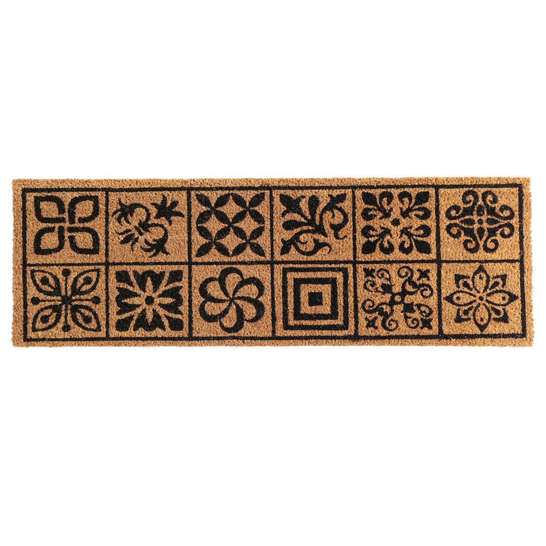 
                      
                        OnlyMat Vintage Assorted Tile Pattern Coir Runner Mat
                      
                    