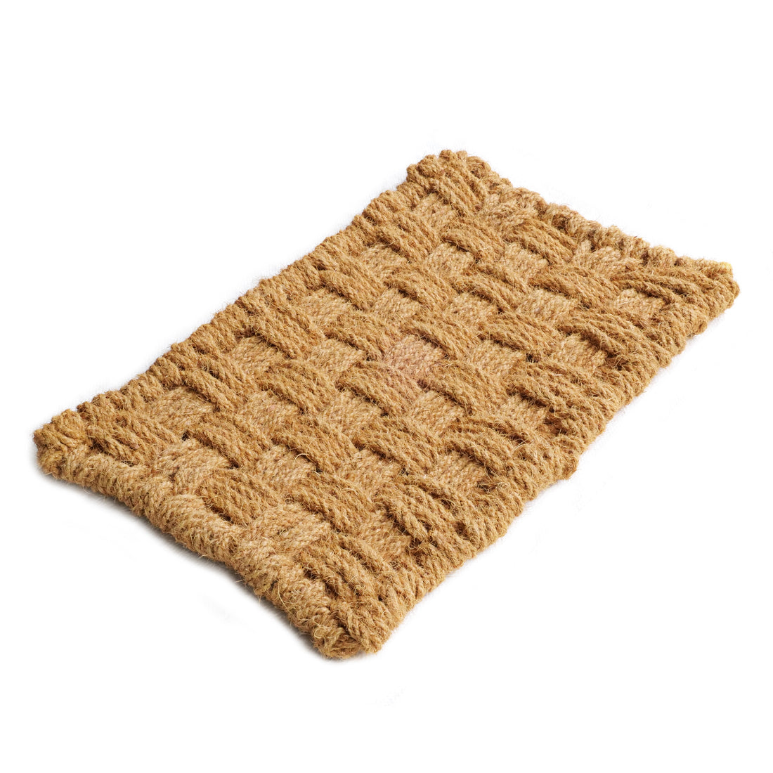 CrisCross Coir Knotted Door Mat