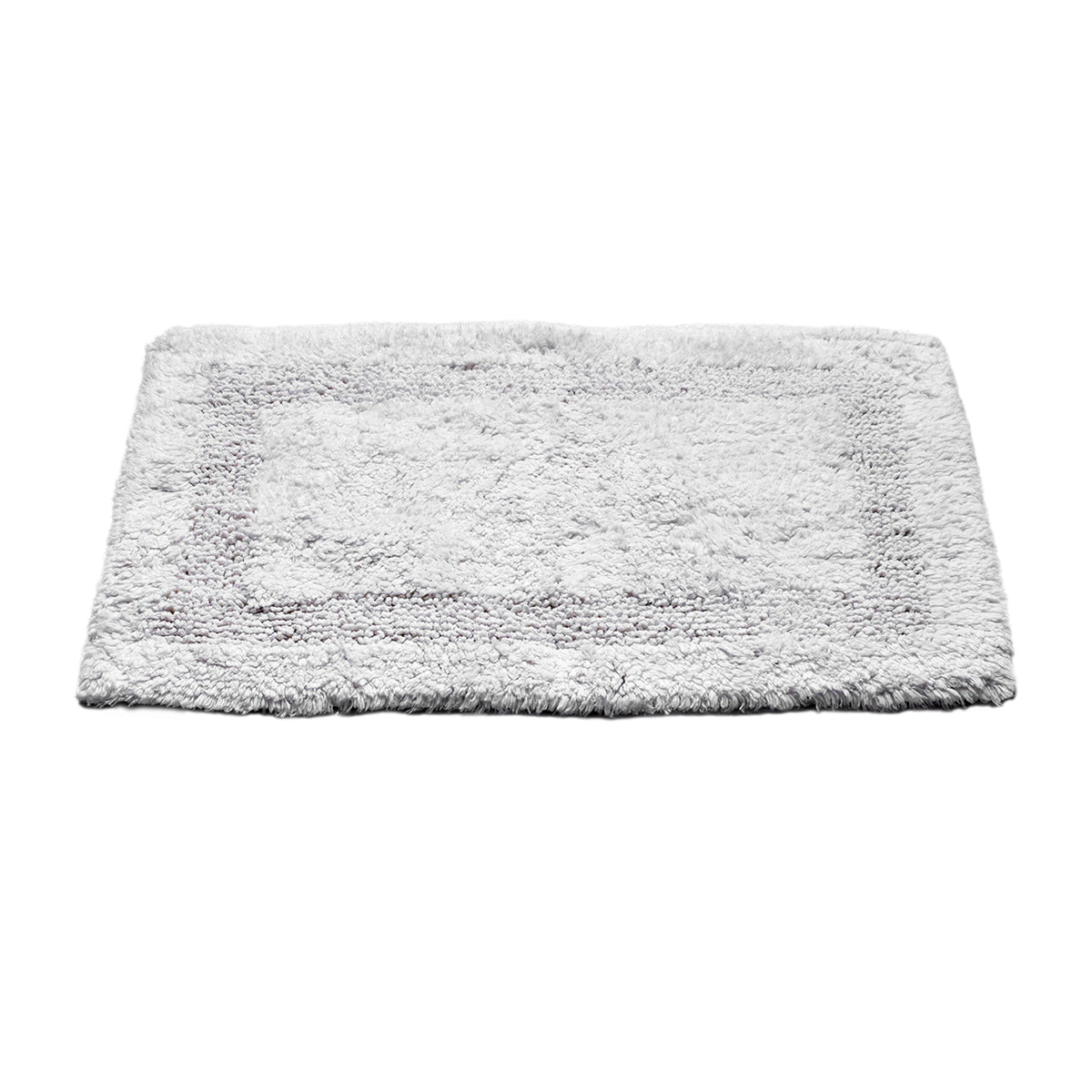 OnlyMat Cotton Quickdry Bath Mat White Colour (40x60cmx8mm)