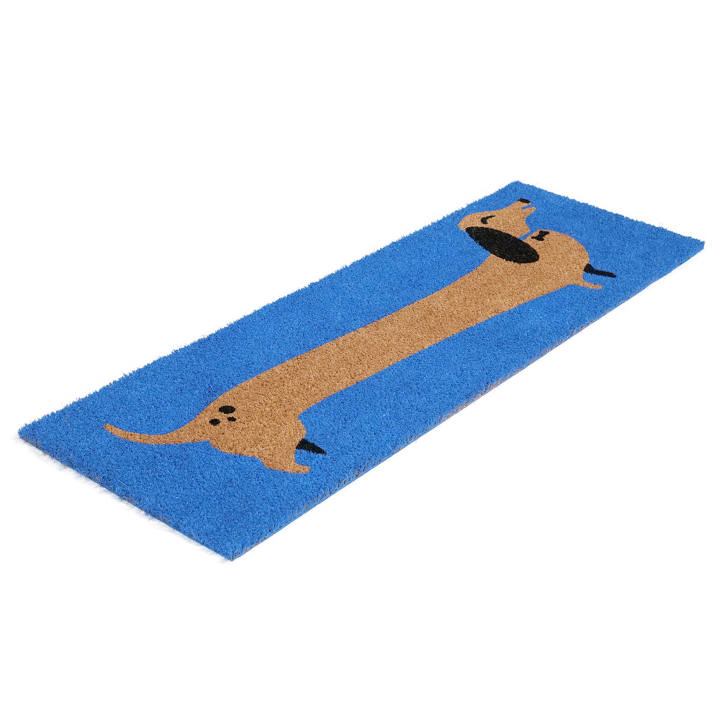Dachshund Sausage Dog printed Natural Coir Doormat