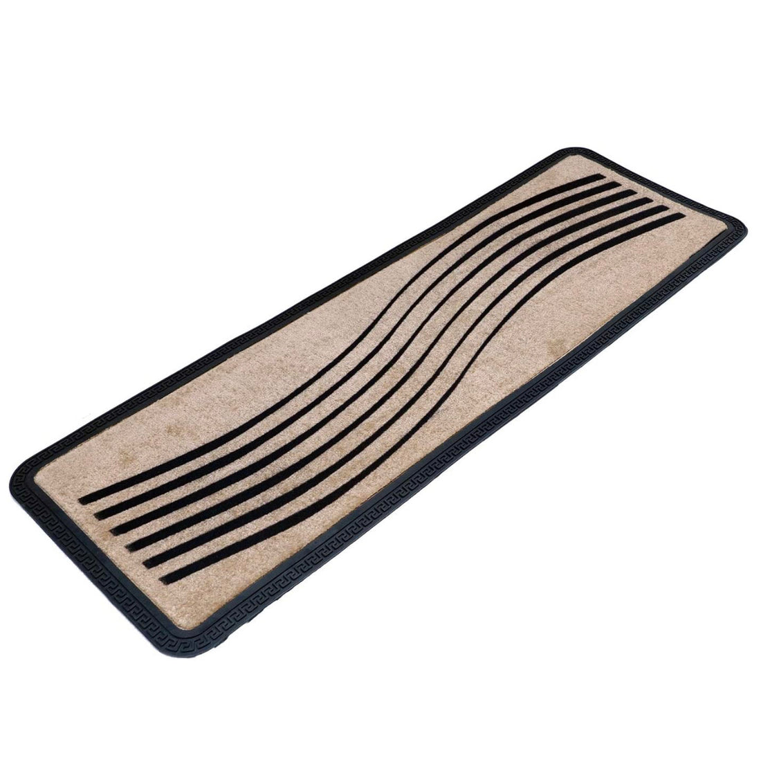 OnlyMat Luxury Anti-Skid Soft Wave design flocked PP Mat