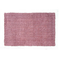 Handwoven Pink Colour Jute Rug - OnlyMat