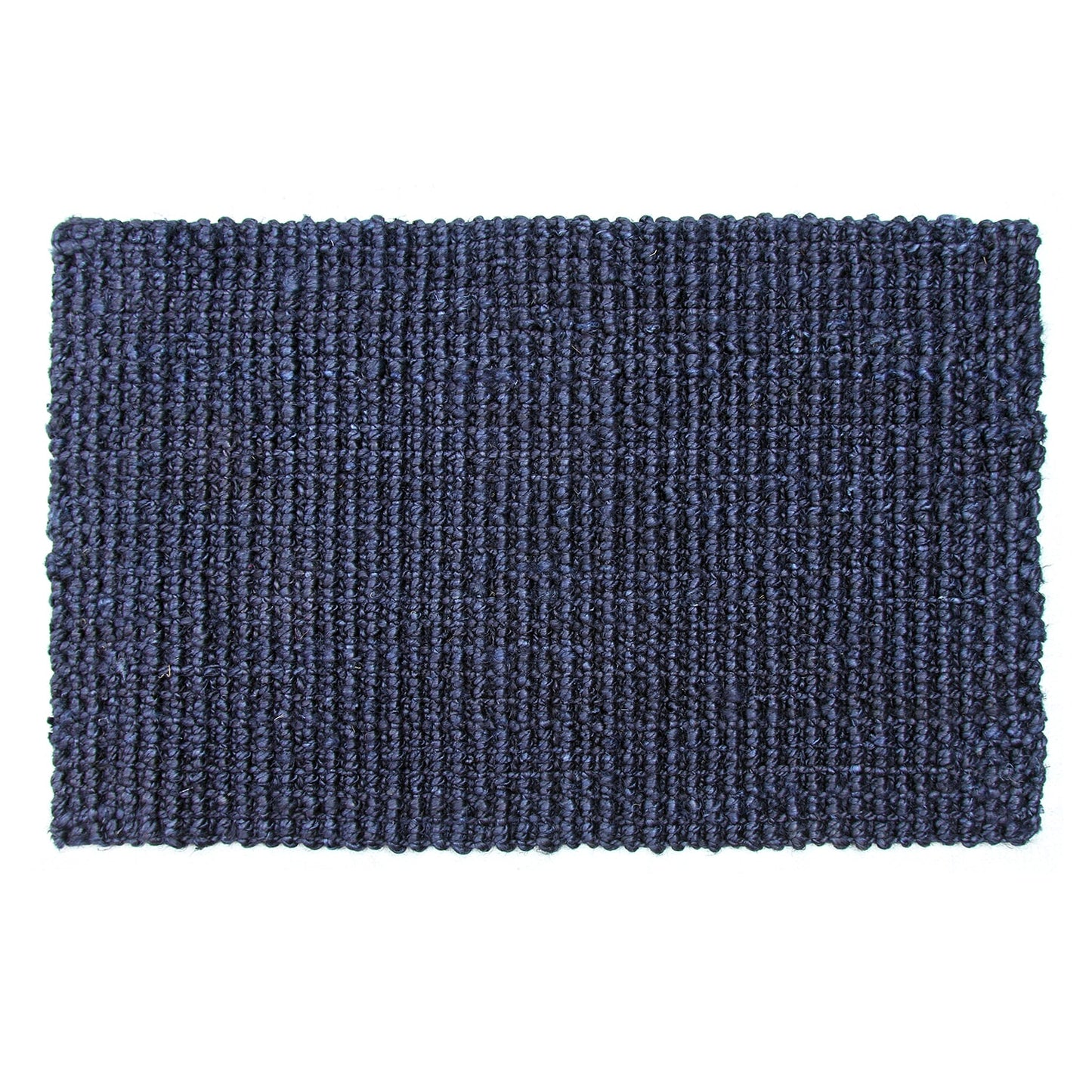 Handwoven Blue Colour Natural Jute Rug - OnlyMat