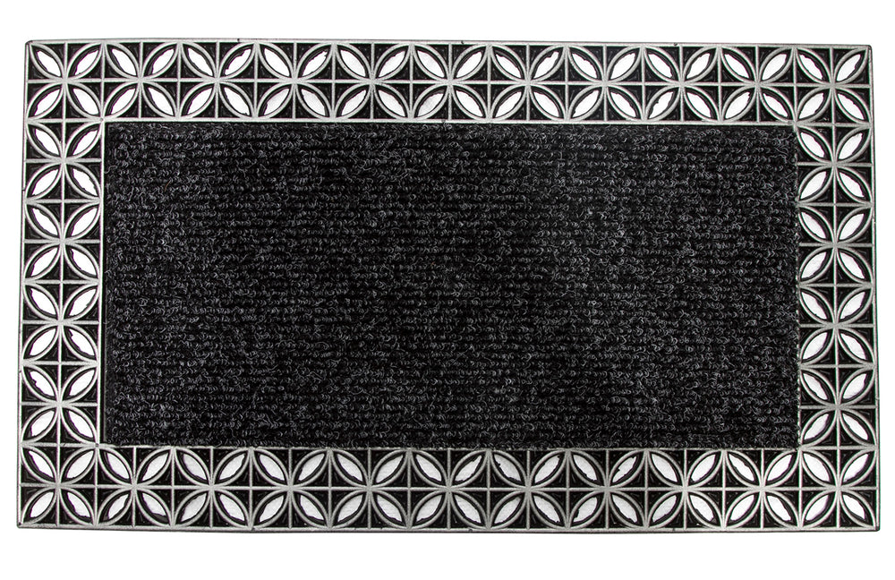 Rubber Tray Mat with Polypropylene Mat - Sanitisation Purpose and Absorbing Water - OnlyMat