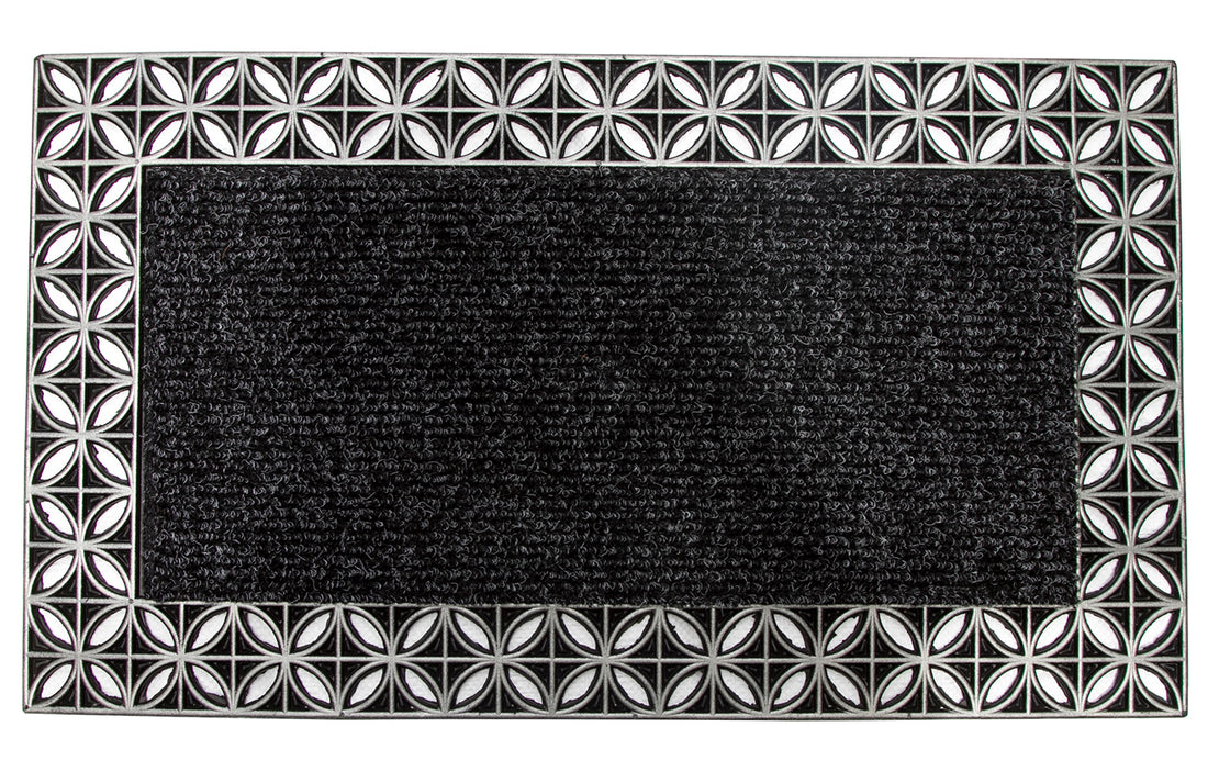 Rubber Tray Mat with Polypropylene Mat - Sanitisation Purpose and Absorbing Water - OnlyMat
